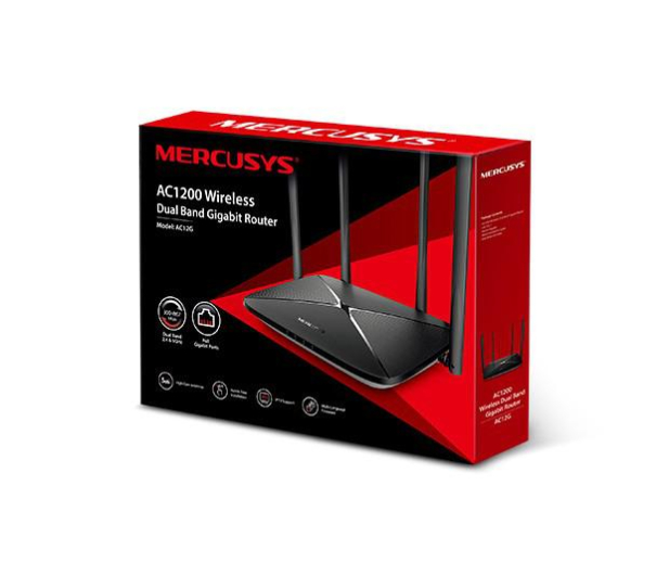 Mercusys AC12G Gigabit (1200Mb/s a/b/g/n/ac) - 496304 - zdjęcie 3